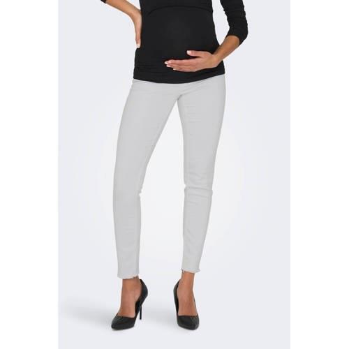 ONLY MATERNITY skinny zwangerschapsjeans OLMBLUSH wit Dames Stretchden...