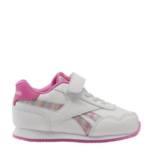Reebok Classics Royal Prime Jog 3.0 sneakers wit/roze Jongens/Meisjes ...