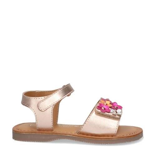 Braqeez Cally Call leren sandalen lichtroze Meisjes Leer Bloemen - 26