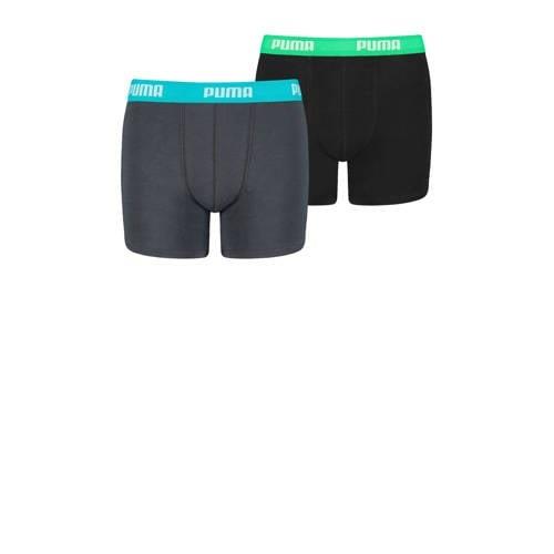 Puma boxershorts set van 2 Multi Jongens Stretchkatoen Effen - 134/140