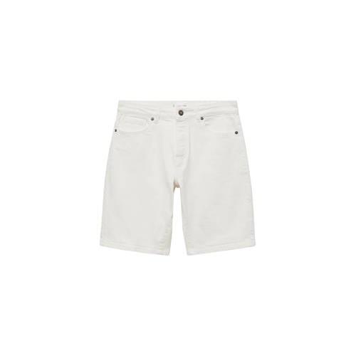 Mango Kids denim short wit Korte broek Effen - 170(S)