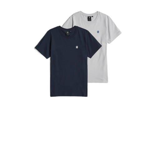 G-Star RAW T-shirt t-shirt s\s regular 2PK - (set van 1) Blauw Jongens...