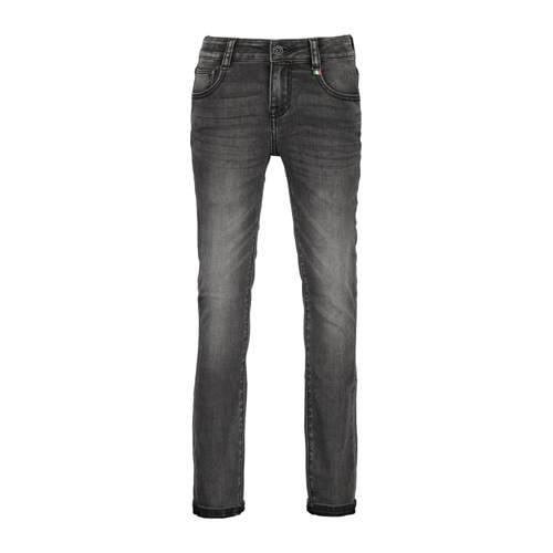 Vingino slim fit jeans Diego dark grey vintage Grijs Jongens Denim Eff...