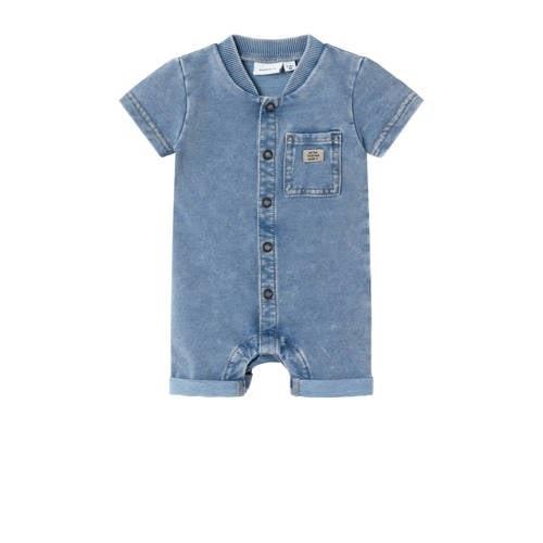 NAME IT BABY baby boxpak NBMLOU blauw Jongens Katoen Opstaande kraag E...