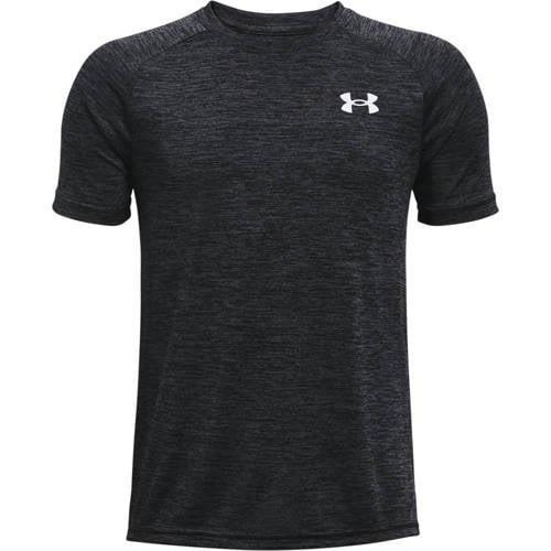 Under Armour sportshirt Tech 2.0 zwart/wit Sport t-shirt Jongens/Meisj...