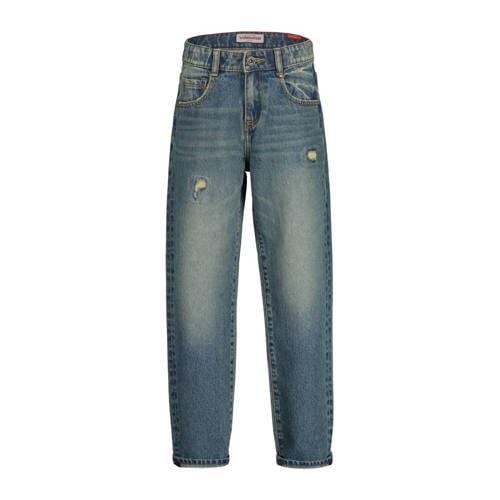 Vingino loose fit jeans Castiano tinted mid blue Blauw Jongens Denim E...
