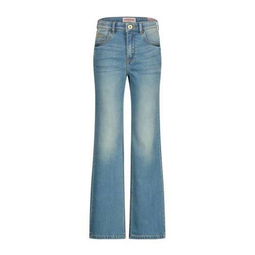 Vingino straight fit jeans Claire tinted mid blue Blauw Meisjes Denim ...