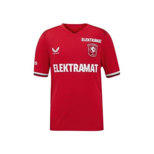 Castore Junior FC Twente voetbalshirt Thuis Sport t-shirt Rood Jongens...