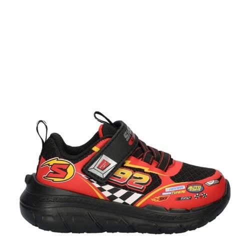 Skechers Tracks sneakers rood/zwart Jongens Textiel Meerkleurig - 25