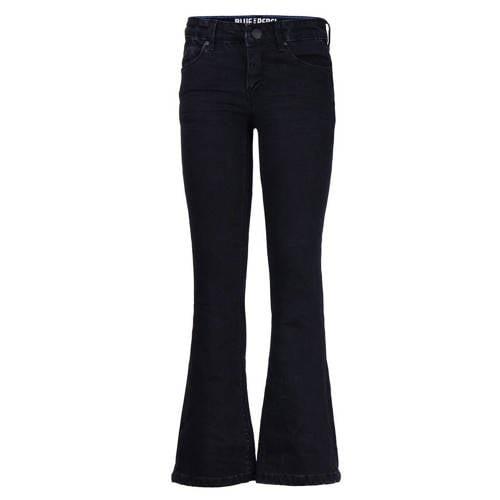 Blue Rebel flared jeans Single denim black Zwart Meisjes Stretchdenim ...
