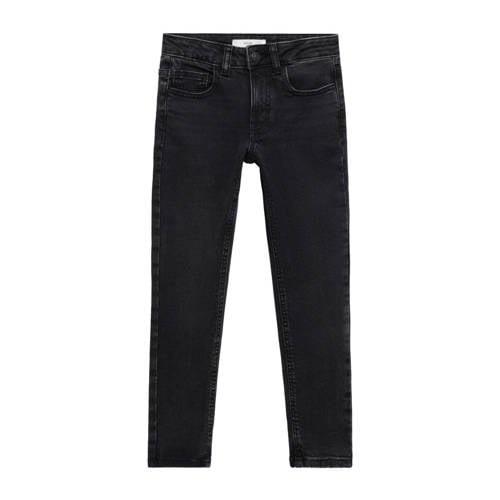 Mango Kids regular fit jeans black denim Zwart Jongens Katoen Effen - ...