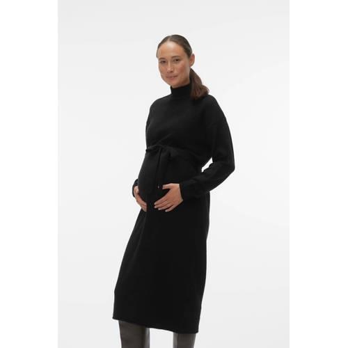 VERO MODA MATERNITY gebreide zwangerschapsjurk VMMKADEN met ceintuur z...