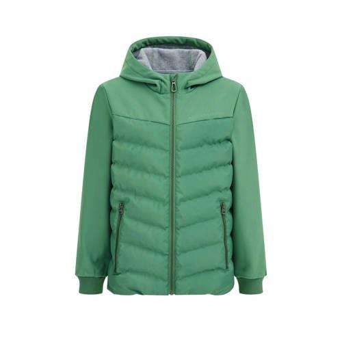 WE Fashion dun gewatteerde zomerjas ivy green Groen Jongens Polyester ...