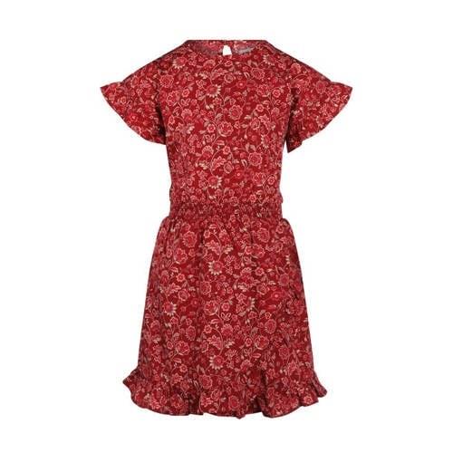 No Way Monday jurk met paisleyprint rood Meisjes Polyester Ronde hals ...