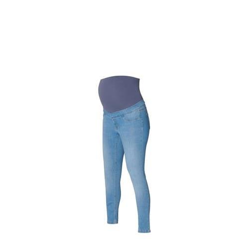 Noppies zwangerschaps skinny jeans mid blue denim Blauw Dames Stretchd...