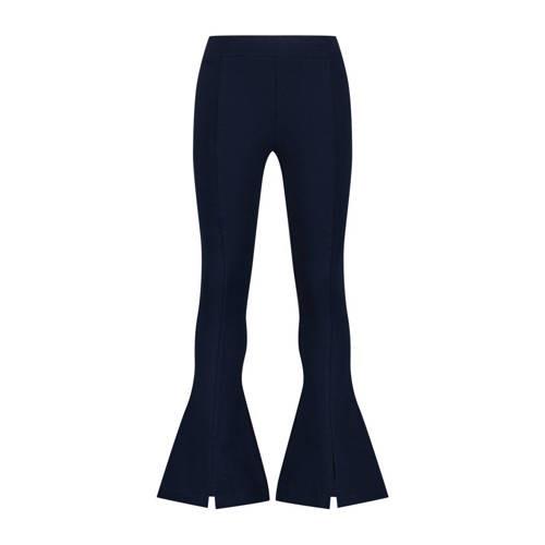 Vingino flared broek Samina donkerblauw Meisjes Stretchkatoen Effen - ...