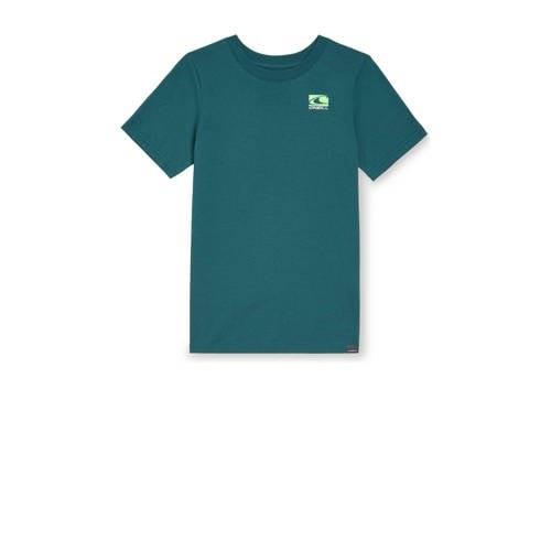 O'Neill T-shirt met backprint groen Jongens Katoen Ronde hals Backprin...