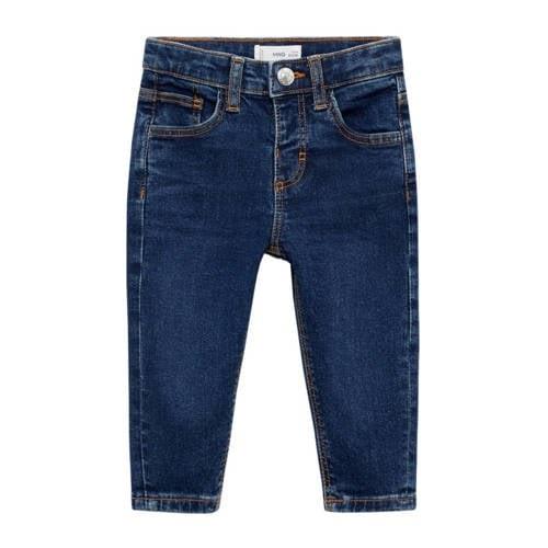 Mango Kids regular fit jeans medium blue denim Blauw Jongens Stretchka...