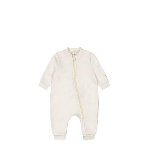 Dirkje baby boxpak wit Jongens/Meisjes Sweat Ronde hals Effen - 44