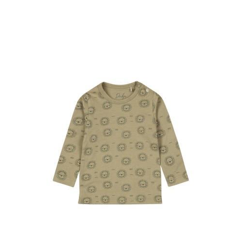 Dirkje baby longsleeve met all over print groen Jongens Stretchkatoen ...