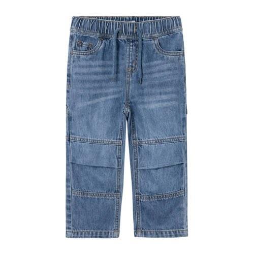 NAME IT MINI straight fit jeans NMMRYAN dark blue denim Blauw Jog deni...