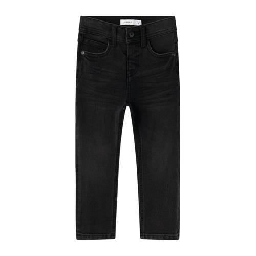 NAME IT MINI slim fit jeans NMMSILAS black denim Zwart Jongens Stretch...