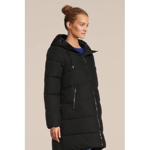 ONLY MATERNITY gewatteerde zwangerschapsjas winter OLMNEWDOLLY zwart D...