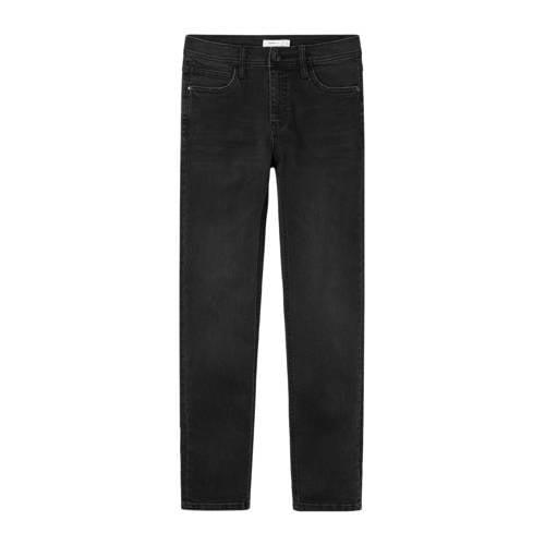 NAME IT KIDS slim fit jeans NMMSILAS black denim Zwart Jongens Stretch...