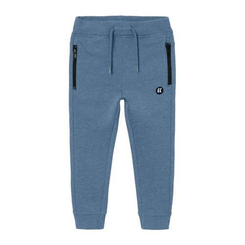 NAME IT MINI slim fit joggingbroek NMMVIMO helderblauw Jongens Sweat E...