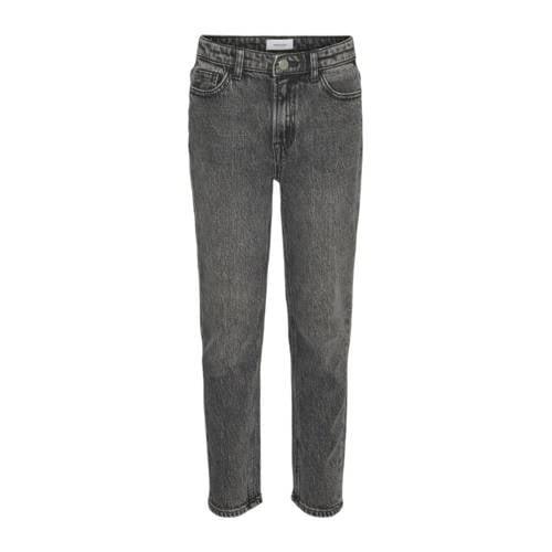 VERO MODA GIRL high waist mom jeans VMOLIVIA medium grey denim Grijs E...