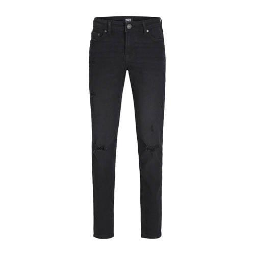 JACK & JONES JUNIOR slim fit jeans JJIGLENN JJORIGINAL black denim Zwa...