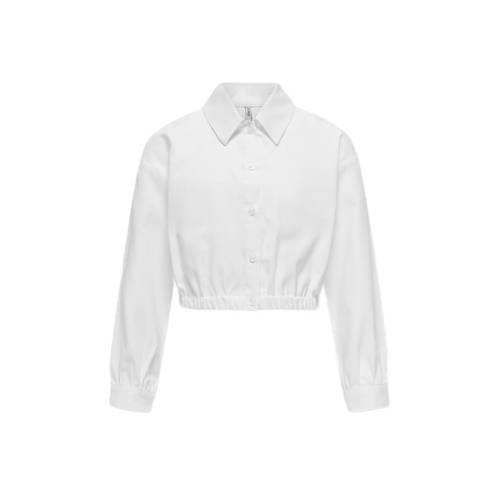 KIDS ONLY GIRL blouse KOGOREGON wit Meisjes Polyester Klassieke kraag ...