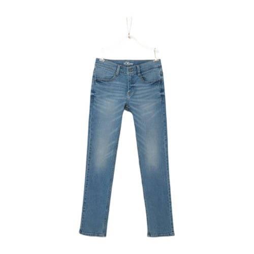 s.Oliver regular fit jeans light blue denim Blauw - 176