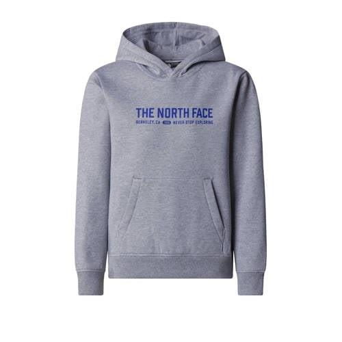 The North Face hoodie grijs Trui Jongens/Meisjes Katoen Capuchon Print...