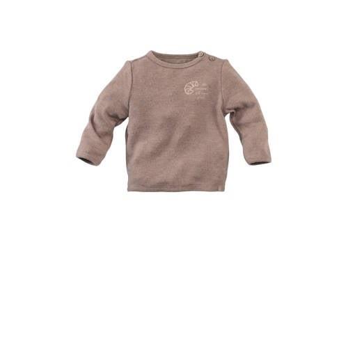 Z8 longsleeve Caspian zand Beige Jongens Polyester Ronde hals Effen - ...