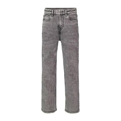 Garcia straight fit jeans medium used Grijs Jongens Stretchdenim Effen...