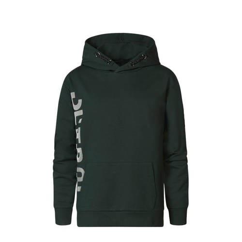 Petrol Industries hoodie groen Trui Jongens Sweat Capuchon Logo - 164