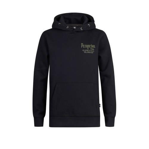 Petrol Industries hoodie zwart Trui Jongens Sweat Capuchon Printopdruk...