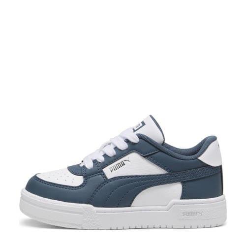 Puma California sneakers wit/grijsblauw Jongens/Meisjes Imitatieleer E...