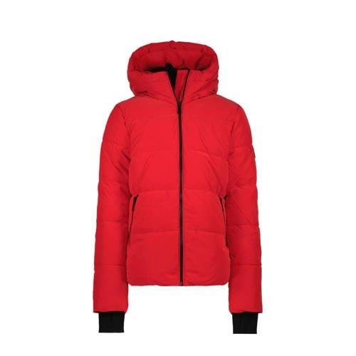 Cars gewatteerde winterjas NAVI rood/zwart Meisjes Polyester Capuchon ...