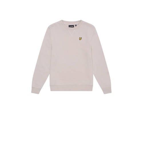 Lyle & Scott sweater Beige Jongens Katoen Ronde hals Effen - 140/146