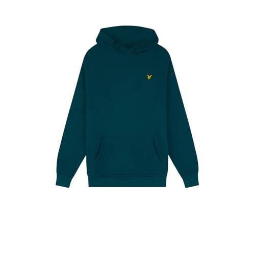 Lyle & Scott sweater Blauw Jongens Katoen Capuchon Effen - 164/170