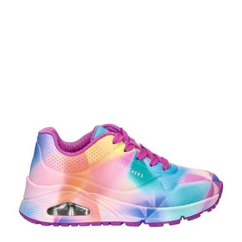 Skechers Uno Gen Prism Burst sneakers multi Meisjes Imitatieleer Meerk...