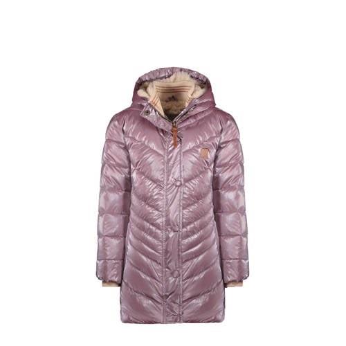 Like Flo quilted gewatteerde winterjas Alina metallic warm roze Meisje...