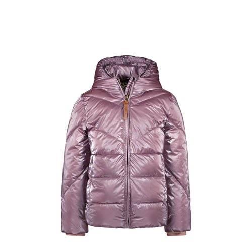 Like Flo quilted gewatteerde winterjas Ashley metallic warm roze Meisj...