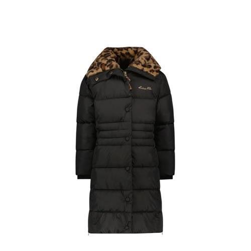 Like Flo quilted gewatteerde winterjas Abby antraciet Grijs Meisjes Po...