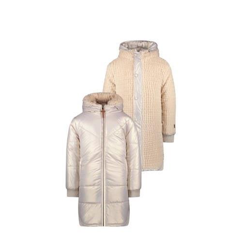 Like Flo reversible gewatteerde winterjas Ariana goud metallic/beige M...