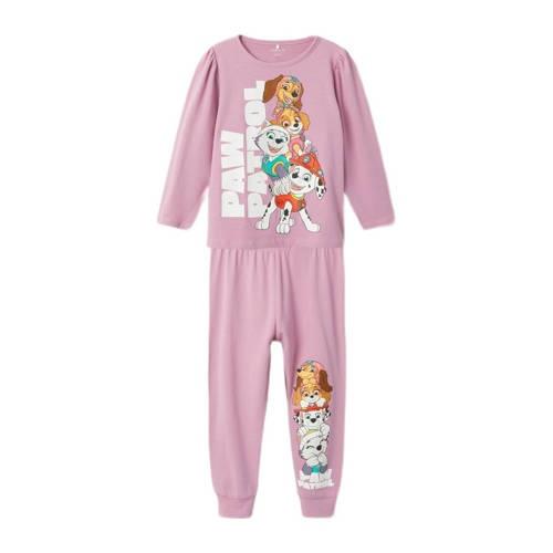 NAME IT MINI Paw Patrol pyjama met printopdruk lichtroze Meisjes Stret...