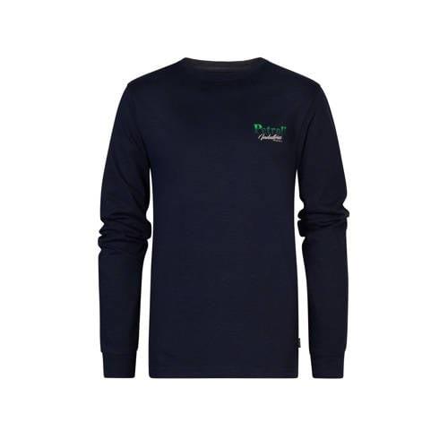 Petrol Industries longsleeve met backprint donkerblauw Jongens Katoen ...