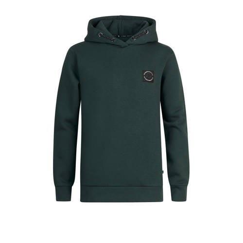 Petrol Industries hoodie groen Trui Jongens Sweat Capuchon Effen - 152